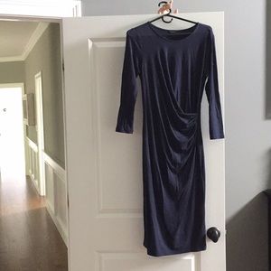 3/4 sleeve midi dress